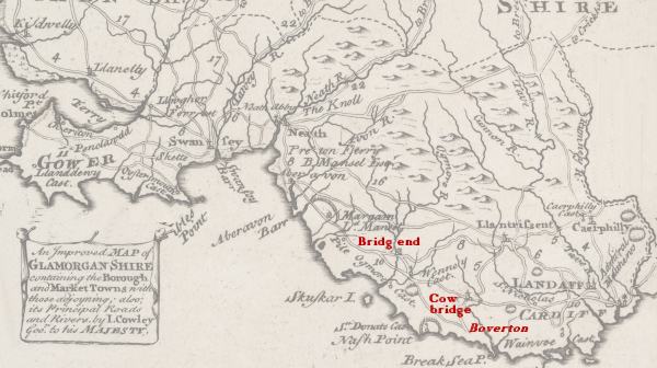 Morgannwg Iolo (Map Cowley 1744)